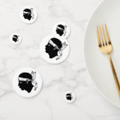 コルシカ国旗が付いた表紙吹雪 コンフェッティ (グループ)