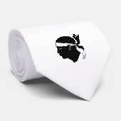 コルシカ国旗のネックタイ ネクタイ (ロール)