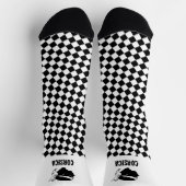 コルシカ国旗のファッション/スポーツ ソックス (上部)