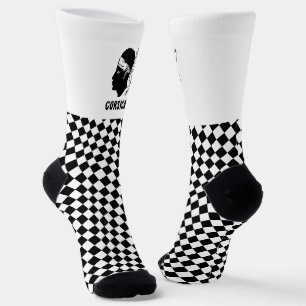 コルシカ国旗のファッション/スポーツ ソックス