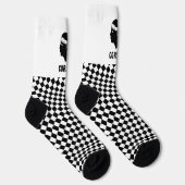 コルシカ国旗のファッション/スポーツ ソックス (右)