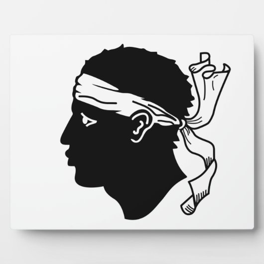 コルシカ国旗のプラーク フォトプラーク (正面)