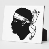 コルシカ国旗のプラーク フォトプラーク (側面)