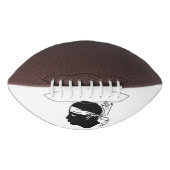 コルシカ国旗を持つアメリカンフットボール アメリカンフットボール (正面)