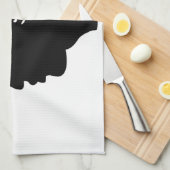 コルシカ国旗を持つキッチンタオル キッチンタオル (四つ折り)