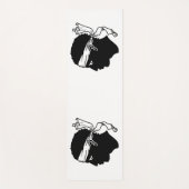 コルシカ国旗を持つヨガマット ヨガマット (正面)