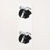 コルシカ国旗を持つヨガマット ヨガマット (裏面)