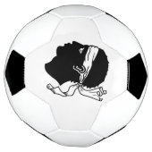 コルシカ国旗を持つ愛国的なサッカーボール サッカーボール (回転)