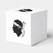 コルシカ国旗を持つ愛国的な優遇箱 フェイバーボックス (裏面サイド)