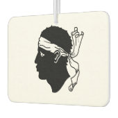 コルシカ国旗を持つ車の空気フレッシュ カーエアーフレッシュナー (左)