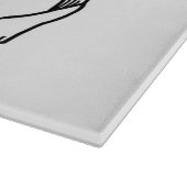 コルシカ国旗を掲げた愛国的な裁断ボード カッティングボード (角)