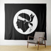 コルシカ国旗タペストリー タペストリー (インサイチュ(横))