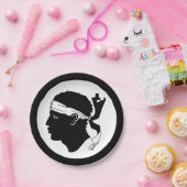 コルシカ国旗紙プレート ペーパープレート (パーティー)