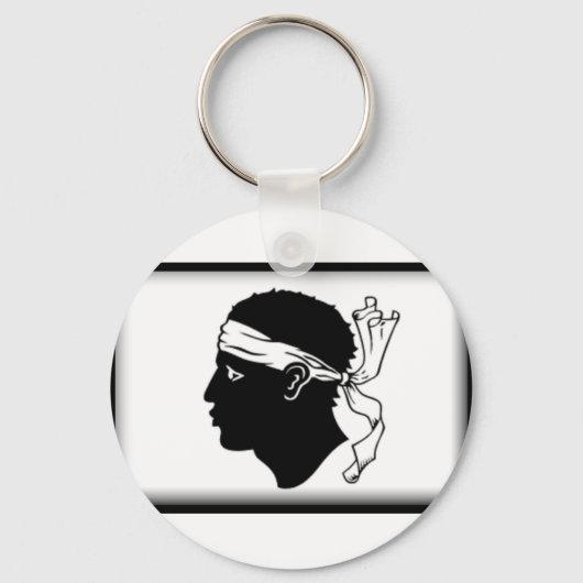 コルシカ国旗 キーホルダー (正面)