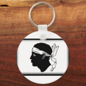 コルシカ国旗 キーホルダー (正面)