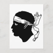 コルシカ国旗 ポストカード (正面)