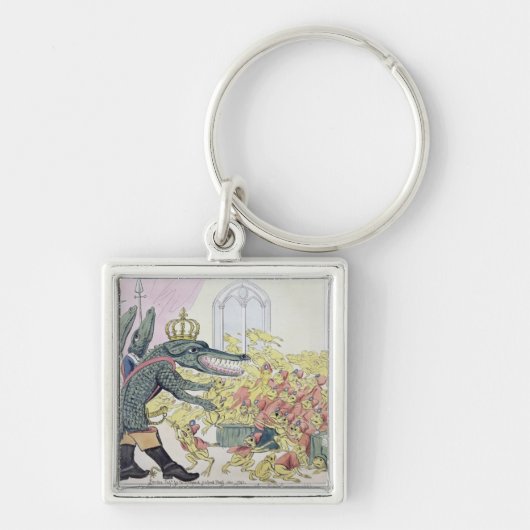 コルシカ島のワニ キーホルダー (正面)