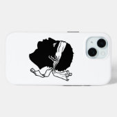 コルシカ島の旗柄のApple iPhone 15 Case-Mateケース Case-Mate iPhoneケース (裏面 (横))