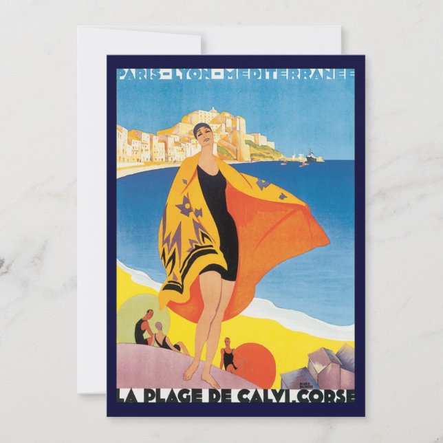 コルシカ島カルヴィのビーチバケーション (正面)