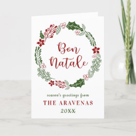 コルシカ島メリークリスマスボンナターレカスタムス シーズンカード