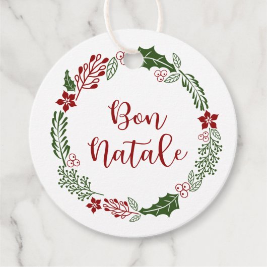 コルシカ島メリークリスマスボンナターレカスタムス フェイバータグ (正面)