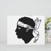 コルシカ州旗とレターヘッド(フランス) (スタンド正面)