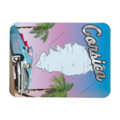 コルシカ旅行ポスター マグネット (横)