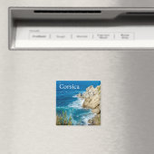 コルシカ海岸フランス土産 マグネット (インサイチュ (食洗機))