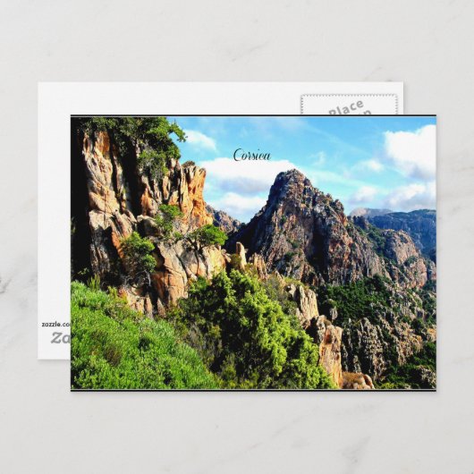 コルシカ風景 ポストカード (正面/裏面)