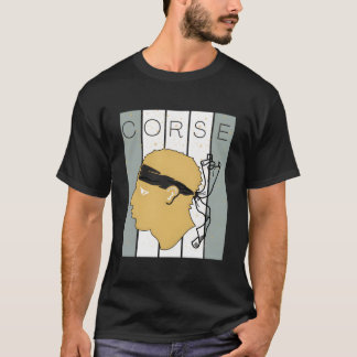 コルシカ コルシュ 2B ヘッド ド モール コルシカ フラン Tシャツ