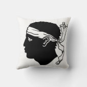 コルシカ,フランス,アメリカ国旗のMoJo枕 クッション (裏面)