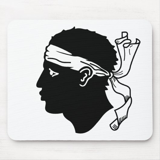 コルシカ、フランス マウスパッド (正面)