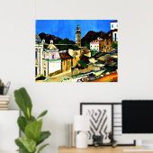 コルシカ・ベルゴデーレ教会 ポスター (ホームオフィス)