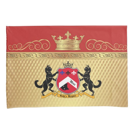 コルジャ王国ピロー王室のケース! 枕カバー (正面右)