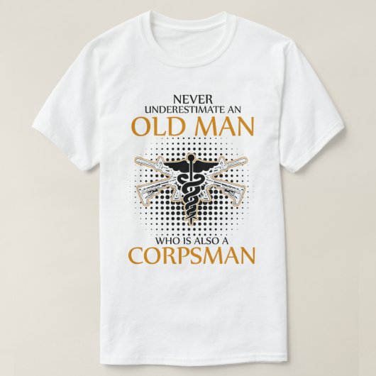 コルスマンを決して過小評価しない Tシャツ (デザイン正面)