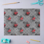 コルセットとレッドローズデコパージュ 薄葉紙 (クラフト)