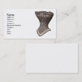 コルセットのイチジク119 (版2) 名刺 (正面/裏面)