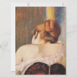 コルセットの女性（Federico Zandomenegi著） カード