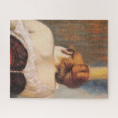 コルセットの女性（Federico Zandomenegi著） ジグソーパズル (横)