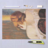 コルセットの女性(Federico Zandomenegi著) 薄葉紙 (クラフト)