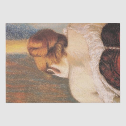 コルセットの女性(Federico Zandomenegi著) 薄葉紙 (正面)