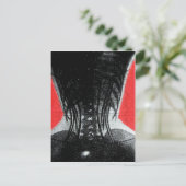 コルセットはがきの女性のX線写真 ポストカード (スタンド正面)