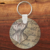 コルセットコラージュ キーホルダー (正面)