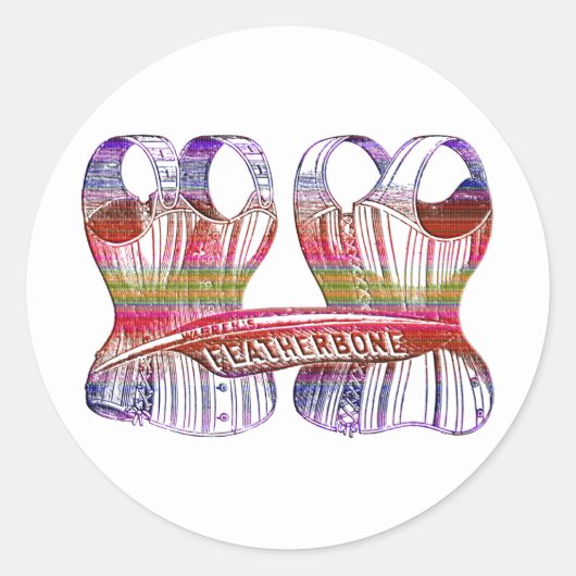 コルセットビクトリアンファッション1800s下着 ラウンドシール (正面)