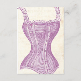 コルセットリビクトリアンンジェリーヴィンテージブライダルシャワー 招待状