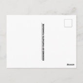 コルセット婦人はがき ポストカード (裏面)