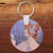 コルセテッドウーマンキーリング キーホルダー (正面)