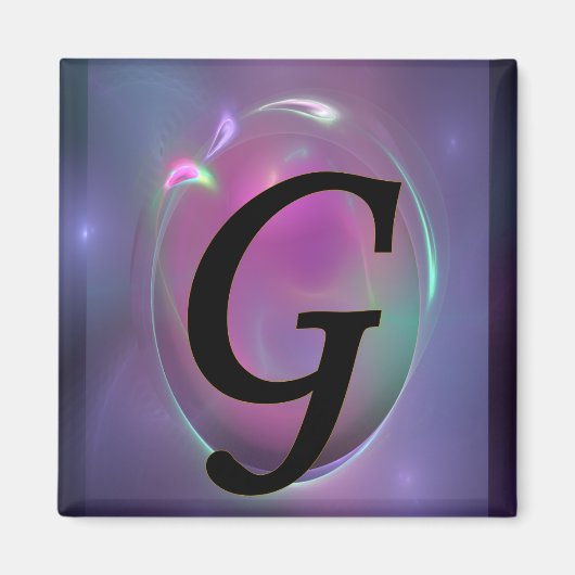 コルセビアGイニシャル磁石 マグネット (正面)