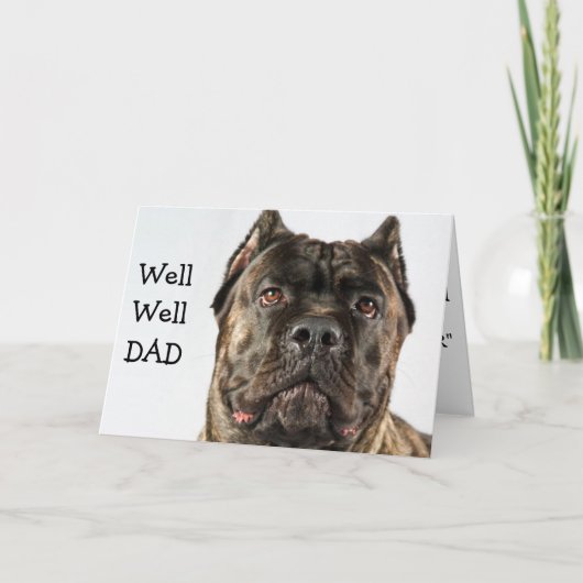 コルソは父の日=もっとも偉大パパだと言ってる！ カード (正面)