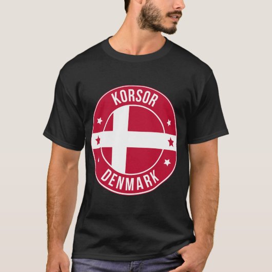 コルソー デンマークの街 Tシャツ (正面)